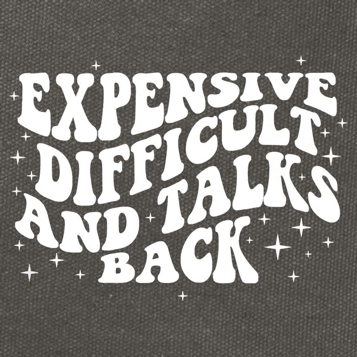 Expensive Difficult And Talks Groovy Cotton Canvas Backpack