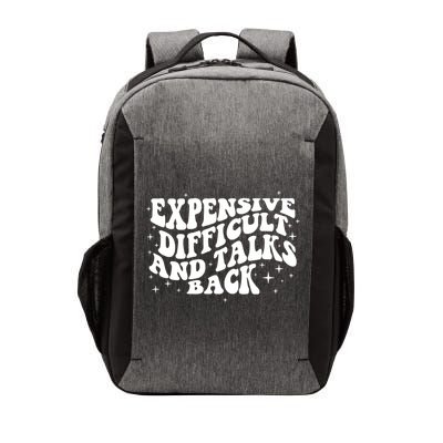 Expensive Difficult And Talks Groovy Vector Backpack