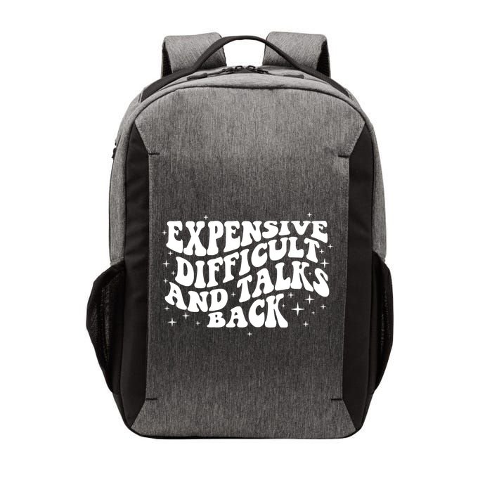 Expensive Difficult And Talks Groovy Vector Backpack