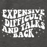 Expensive Difficult And Talks Groovy Vector Backpack