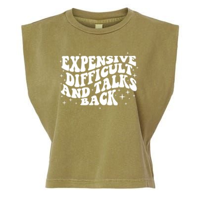 Expensive Difficult And Talks Groovy Garment-Dyed Women's Muscle Tee