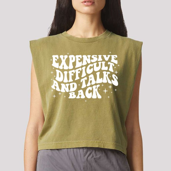 Expensive Difficult And Talks Groovy Garment-Dyed Women's Muscle Tee