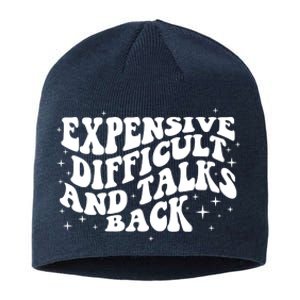 Expensive Difficult And Talks Groovy Sustainable Beanie