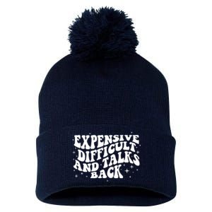 Expensive Difficult And Talks Groovy Pom Pom 12in Knit Beanie