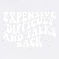 Expensive Difficult And Talks Groovy Garment-Dyed Sweatshirt