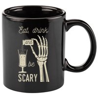 Eat Drink And Be Scary Halloween Party Design 11oz C Handle Ceramic Mug