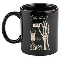 Eat Drink And Be Scary Halloween Party Design 11oz C Handle Ceramic Mug