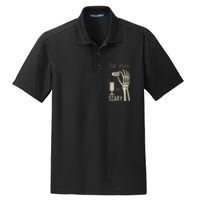 Eat Drink And Be Scary Halloween Party Design Dry Zone Grid Polo