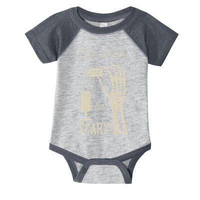 Eat Drink And Be Scary Halloween Party Design Infant Baby Jersey Bodysuit