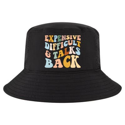 Expensive Difficult And Talks Back Mothers' Day Mom Life Cool Comfort Performance Bucket Hat