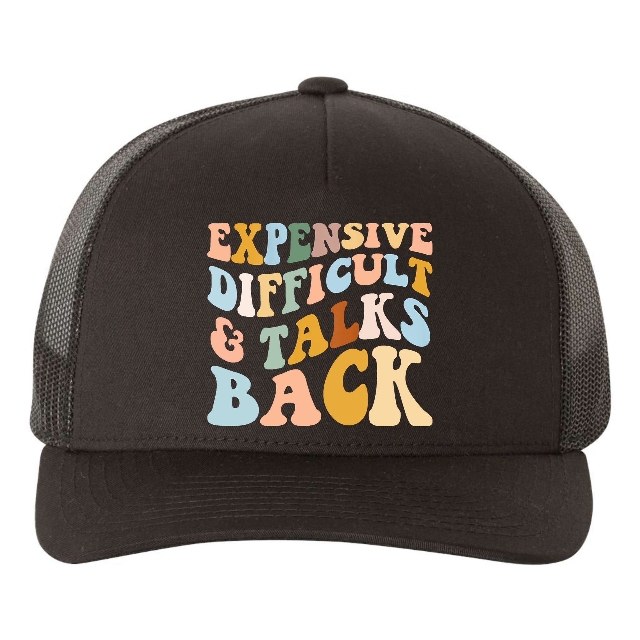 Expensive Difficult And Talks Back Mothers' Day Mom Life Yupoong Adult 5-Panel Trucker Hat