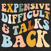 Expensive Difficult And Talks Back Mothers' Day Mom Life Adult Drive Performance Visor