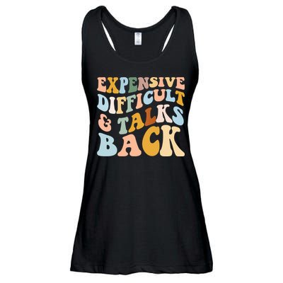 Expensive Difficult And Talks Back Mothers' Day Mom Life Ladies Essential Flowy Tank