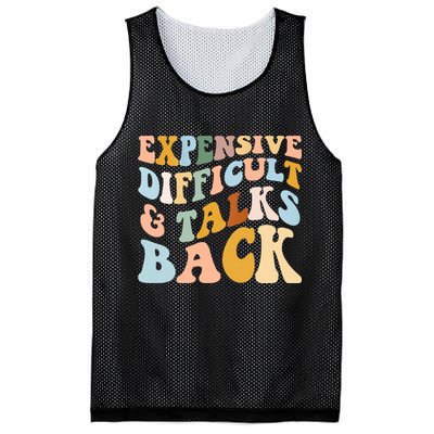 Expensive Difficult And Talks Back Mothers' Day Mom Life Mesh Reversible Basketball Jersey Tank