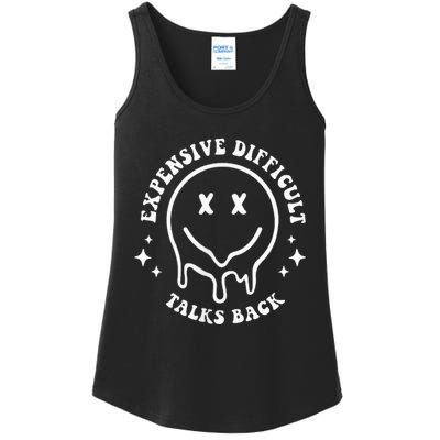 Expensive Difficult And Talks Back Mothers' Day Mom Life Ladies Essential Tank