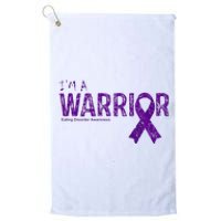 Eating Disorder Awareness Warrior Platinum Collection Golf Towel