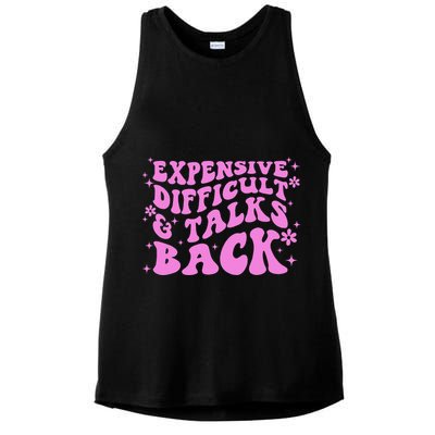 Expensive Difficult And Talks Back Ladies PosiCharge Tri-Blend Wicking Tank