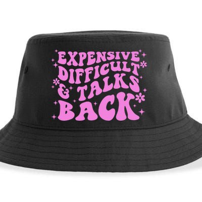 Expensive Difficult And Talks Back Sustainable Bucket Hat
