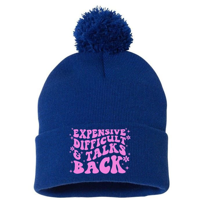 Expensive Difficult And Talks Back Pom Pom 12in Knit Beanie