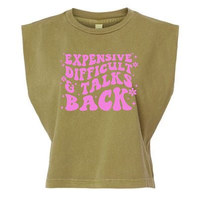 Expensive Difficult And Talks Back Garment-Dyed Women's Muscle Tee