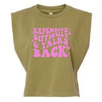 Expensive Difficult And Talks Back Garment-Dyed Women's Muscle Tee
