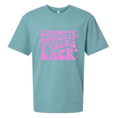 Expensive Difficult And Talks Back Sueded Cloud Jersey T-Shirt