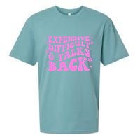 Expensive Difficult And Talks Back Sueded Cloud Jersey T-Shirt