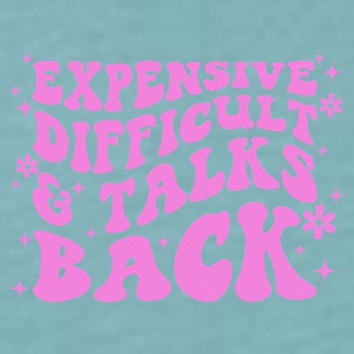 Expensive Difficult And Talks Back Sueded Cloud Jersey T-Shirt