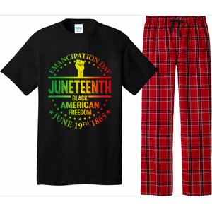 Ecipation Day African Juneteenth 1865 Black Freedom Day Cute Gift Pajama Set