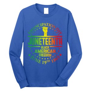 Ecipation Day African Juneteenth 1865 Black Freedom Day Cute Gift Long Sleeve Shirt