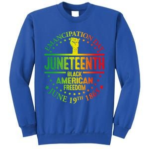 Ecipation Day African Juneteenth 1865 Black Freedom Day Cute Gift Sweatshirt