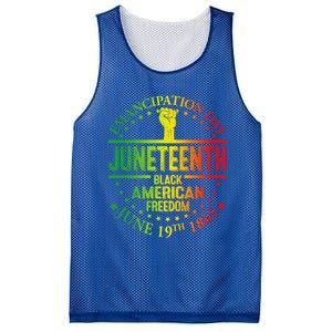 Ecipation Day African Juneteenth 1865 Black Freedom Day Cute Gift Mesh Reversible Basketball Jersey Tank