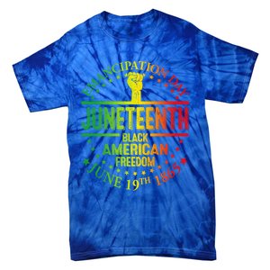 Ecipation Day African Juneteenth 1865 Black Freedom Day Cute Gift Tie-Dye T-Shirt