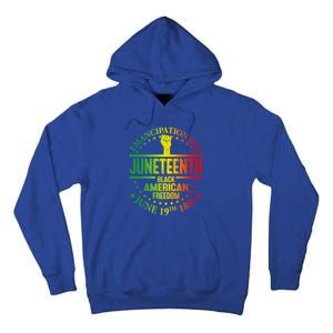 Ecipation Day African Juneteenth 1865 Black Freedom Day Cute Gift Tall Hoodie