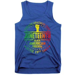 Ecipation Day African Juneteenth 1865 Black Freedom Day Cute Gift Tank Top