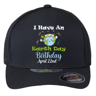 Earth Day April 22nd Green Birthday Gift Flexfit Unipanel Trucker Cap