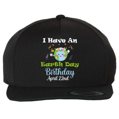 Earth Day April 22nd Green Birthday Gift Wool Snapback Cap