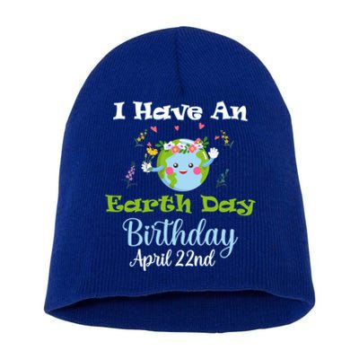 Earth Day April 22nd Green Birthday Gift Short Acrylic Beanie