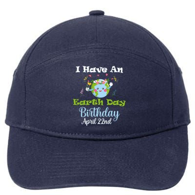 Earth Day April 22nd Green Birthday Gift 7-Panel Snapback Hat