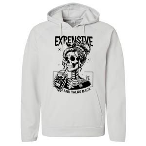 Expensive Difficult And Talks Back Performance Fleece Hoodie