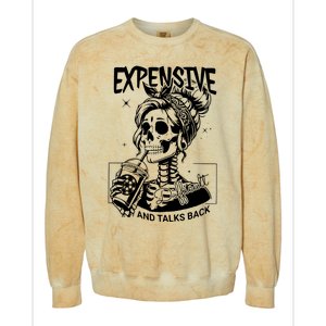 Expensive Difficult And Talks Back Colorblast Crewneck Sweatshirt