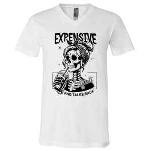 Expensive Difficult And Talks Back V-Neck T-Shirt