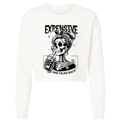 Expensive Difficult And Talks Back Cropped Pullover Crew