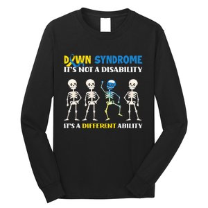 Embracing Different Abilities Down Syndrome Awareness Long Sleeve Shirt