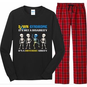 Embracing Different Abilities Down Syndrome Awareness Long Sleeve Pajama Set