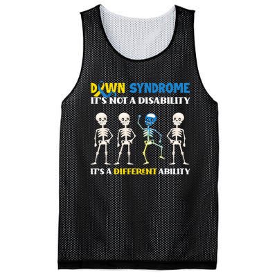 Embracing Different Abilities Down Syndrome Awareness Mesh Reversible Basketball Jersey Tank