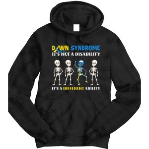 Embracing Different Abilities Down Syndrome Awareness Tie Dye Hoodie