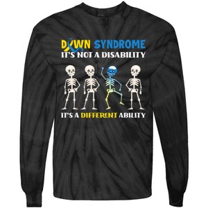 Embracing Different Abilities Down Syndrome Awareness Tie-Dye Long Sleeve Shirt