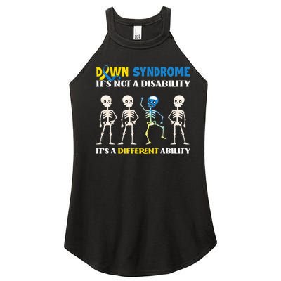 Embracing Different Abilities Down Syndrome Awareness Women’s Perfect Tri Rocker Tank