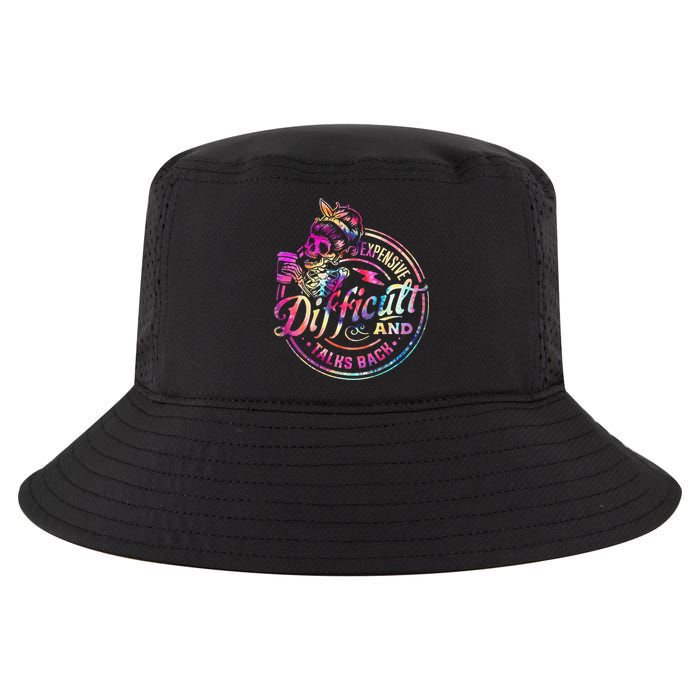 Expensive Difficult And Talks Back Mothers Day Cool Comfort Performance Bucket Hat